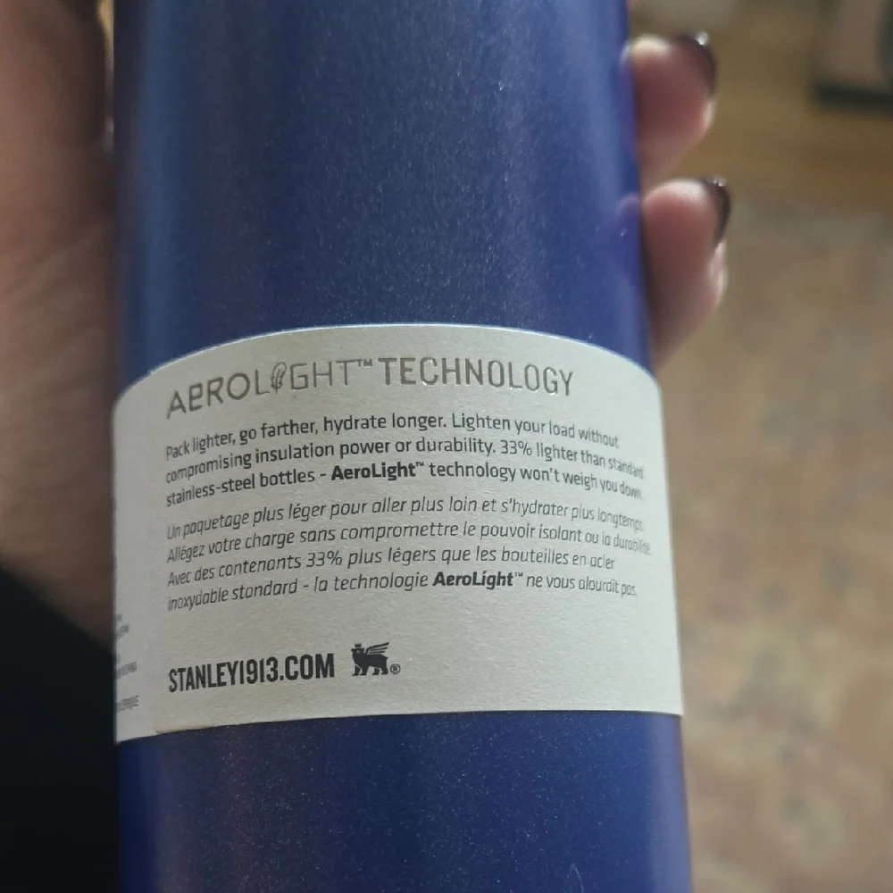 NWT Stanley Vibrant Blue Travel Bottle - Picture 3 of 7